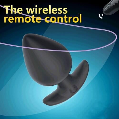 Wireless Remote Vibrating Anal Plug Dildo Butt Plug Anal Vibrator For Male Prostate Massager Vibrator Sex Toys For Men Adult Toy