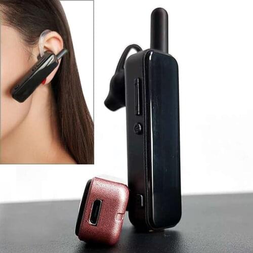 Wireless bluetooth earphone walkies-talkies small radios hanging ear type restaurant hair beauty salon shop mini walkie talkie