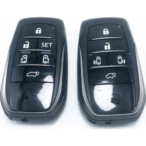 DAKATU Car Key Case For Toyota Vellfire Alphard 30 Series Previa Tarago Noah 5/6BT Smart Remote Fob Shell Emergency Key Blade