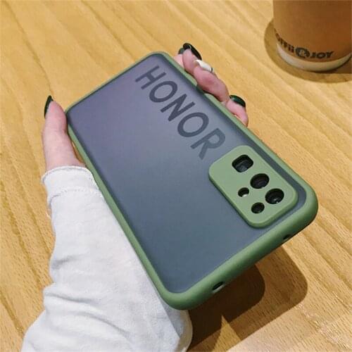 For Huawei Honor 30 Case Matte Hard Cover Shockproof Soft Bumper for Huawei Honor 30 Pro Phone Case