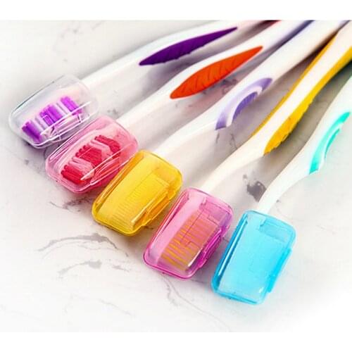 5pcs Toothbrush Head Cover Case Cap Travel Hiking Camping Brush Cleaner Protector Home Outdoor Bathroom Toothbrush Holder