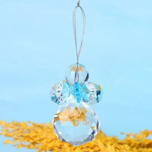 DIY Newest Hanging Crystal Prisms Suncatcher Pendant Healing Ornament Xmas Decor Gift