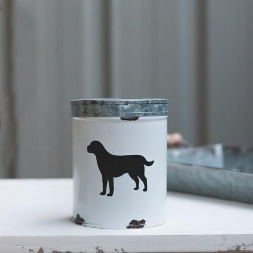 Metal Solid color Seal Jar Storage Tank Kitchen Classical Desktop Storage Bottle Case Home Coffee Container Photography props