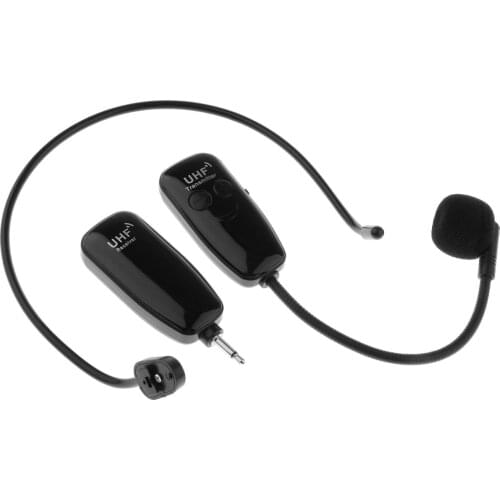Microphone Headset System 3.5mm Plug Speakers Conference Teaching Noise Cancelling Handheld Mic Loudspeaker
