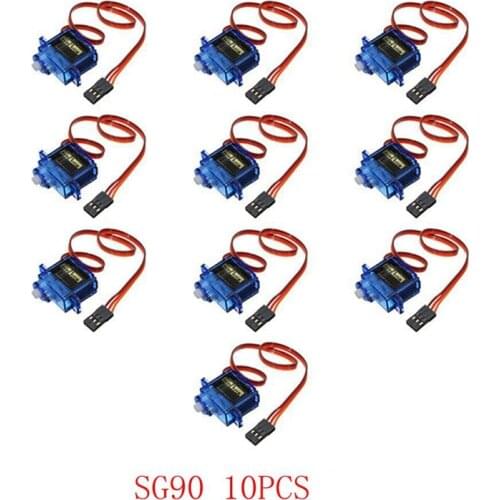 Mini Gear Micro Servo SG90 9g 1.6KG Mini For RC RC 250 450 Airplane Helicopter Car Vehicle Boat Models Spare Parts 1/4/5/10/20PC