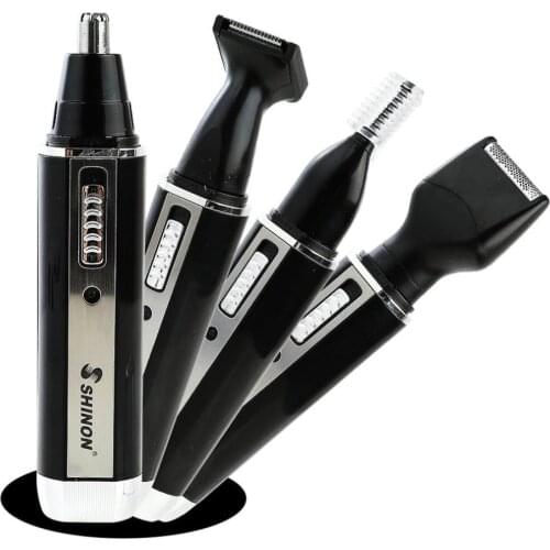 Multifunction 4 In 1 Electric Men Ear Nose Trimmer Rechargeable Portable Hair Clipper Shaver Beard Eyebrow Trimmer Charging