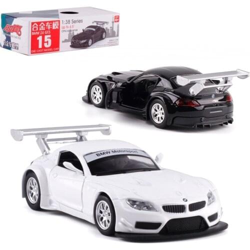 1:38 Scale Z4 GT3 Alloy Pull-back car Diecast Metal Model Car Model Toy For Collection Friend Children Gift