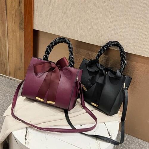 Fashion Weaving Top-handle Bags For Women 2021 Large Capacity Shoulder Bag Bowknot Designer Handbags Lady Crossbody Bags Tote
