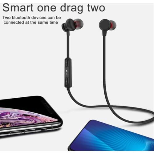 Bluetooth Earphone 5.0 Magnetic Wireless Earphones HD Stereo HiFi Music Earbuds HD Call Bluetooth Headset 55mAh Neckband Earbuds