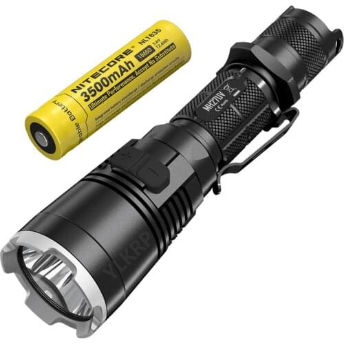NITECORE MH27UV 1000 Lumen Rechargeable Flashlight, Ultra Long Distance 462 Meters, Search Flashlight with UV LED