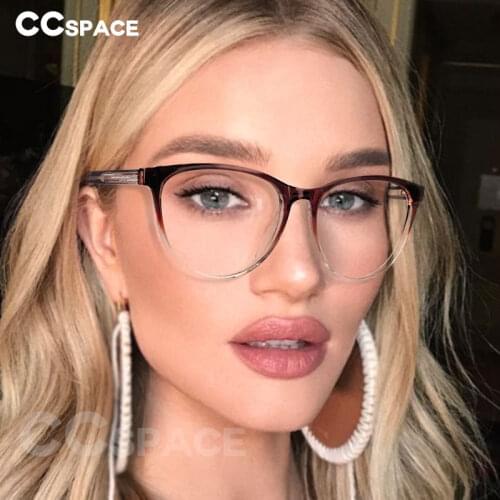 49822 Retro Cat Eye Anti Blue Light Optical Glasses Frames Men Women TR90 Fashion Computer Eyeglasses