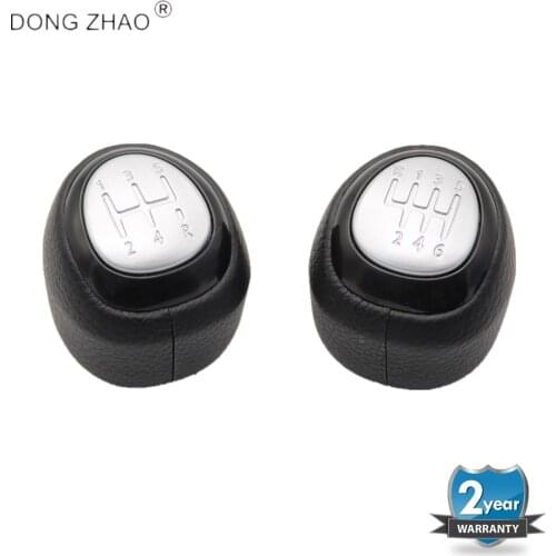 For SAAB 9-3 2003 2004 2005 2006 2007 2008 2009 2010 2011 2012 Car 5 / 6 Speed Shift Gear Stick Knob Covered Real Leather