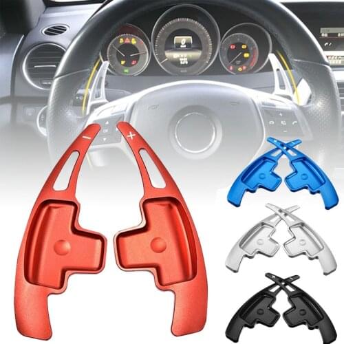 Steering Wheel Paddle Shifter Extension For Mercedes Benz A B C E GLE Class W176 W205 W246 C117 W218 Aluminum Shift Blade