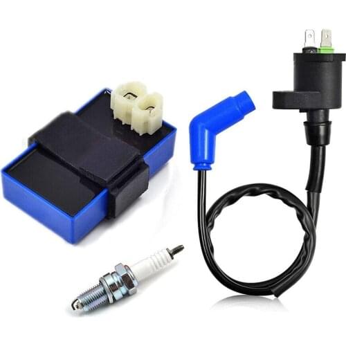 Ignition Coil Spark Plug CDI Box for Honda FourTrax 300 TRX300 2X4 4X4 1990-1993 30410-HC4-770 30510-HC4-000