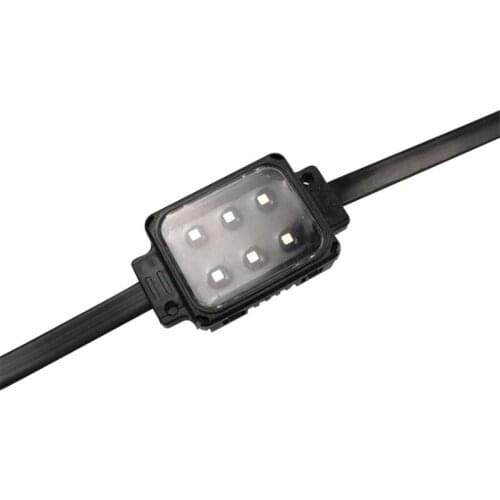 DC5V 20mm*40mm SPI GS8206 DMX512 6 leds led pixel string for led signabord and amusement led lighting