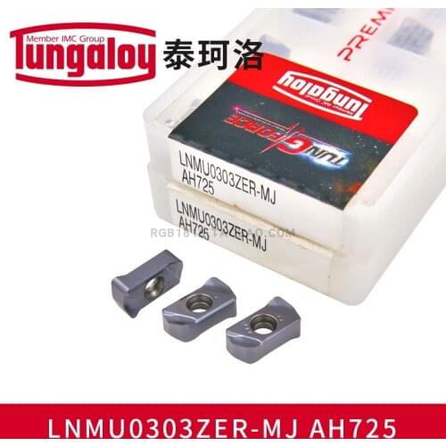 10pcs original TUNGALOY LNMU0303ZER-MJ AH725 carbide insert milling inserts Lathe Tool Cutter Tool