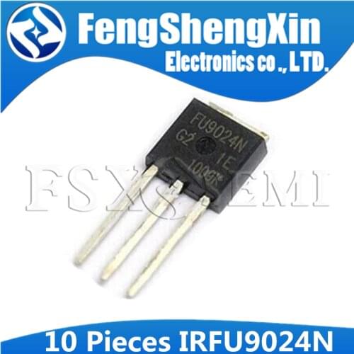 10PCS IRFU9024 TO-251 IRFU9024N IRFU9024NPBF TO251 MOSFET transistor