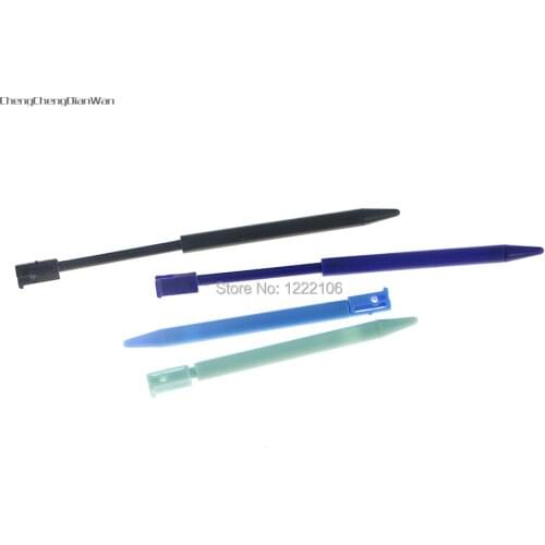 10pcs High quality plastic Extendable Touch Pen plastic Retractable Stylus pen for 3DS