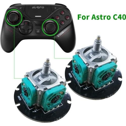 2pcs 3D Analog Joystick Grip stick repair parts Sensor Module Potentiometer for PS4 ASTRO C40 TR Controller