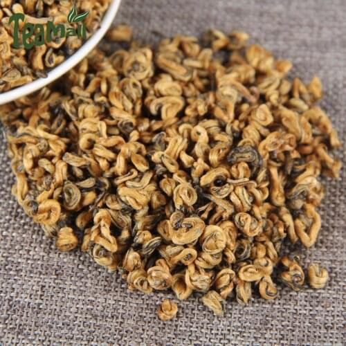 2021 Yunnan Tea High Mountain Black Chinese Tea Dianhong Gold Spiral Fengqing Single Bud Tea 250g