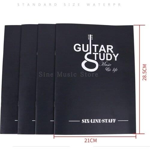 24 Sheets 1Pcs Music Practice Notebook Piano Violin Musical Notes Music Book Universal Six-line Spectrum of the Music sheet