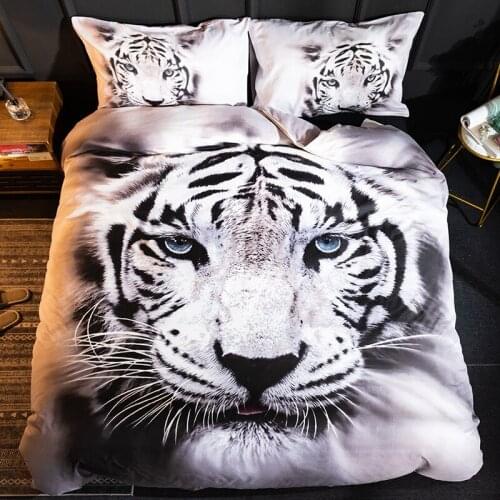 3D printing tiger quilt cover bedding Home textiles single Twin Full Queen King size Duvet cover pillowcase