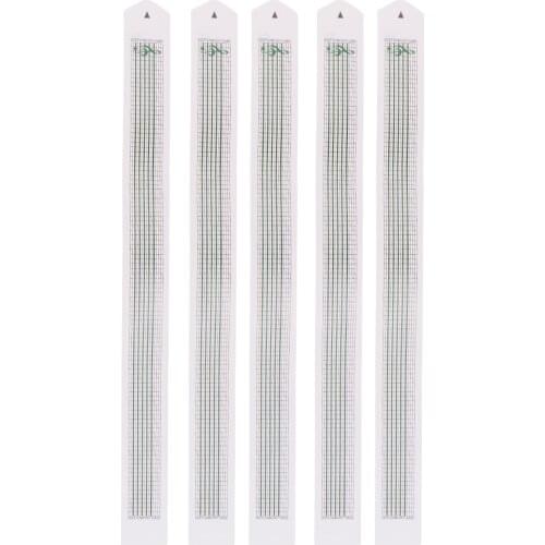 5pcs Blank Strips for 15 Note Hand Crank Music Box Using Punched Paper Strip
