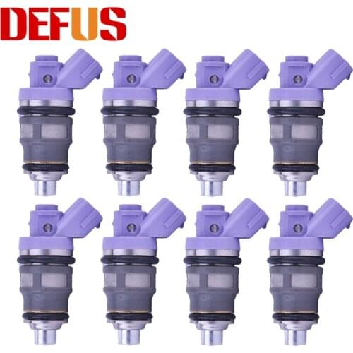 8pc High Quality Fuel Injector 23250-76010 Nozzle for Toyota Previa 2.4L L4 91-97 Estima 2325076010 Engine Injection 23209-79045