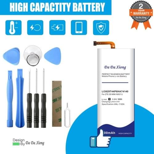3900mAh Battery Li3829T44P6HA74140 For ZTE Nubia Z7 Z9 NX508J NX510J NX511J Z9 Max Plus Z9 mini Cell Phone Battery