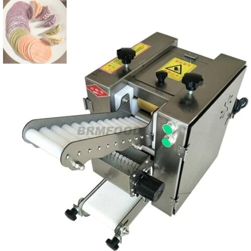 Automatic Dumpling Wrapper Making Machine Wonton Skin Maker Crepe Tortilla Chapati Roti Machine