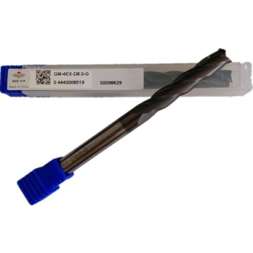 Integral tungsten steel four-blade extended flat bottom end mill GM-4EX-D6.0-G 8.0 10.0 12