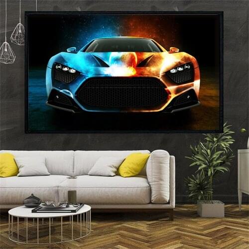 Ford Falcon Muscle Cars Australian Cars Classic Posters Canvas Print Paintings Wall Decor Art Room Decorations