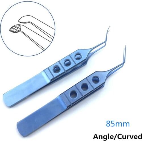 Titanium Utrata Style Capsulorhexis Forcep 85mm ophthalmic eye instrument