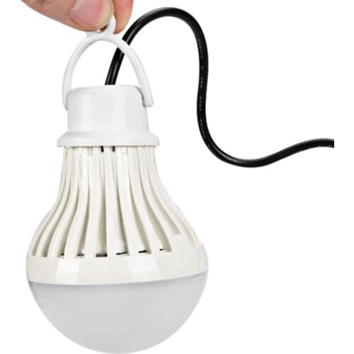 Jiguoor 5V 5W Camping LED Bulb USB Port Touch Switch Outdoor LED Light Energy Saving Hiking LED Bulb Light