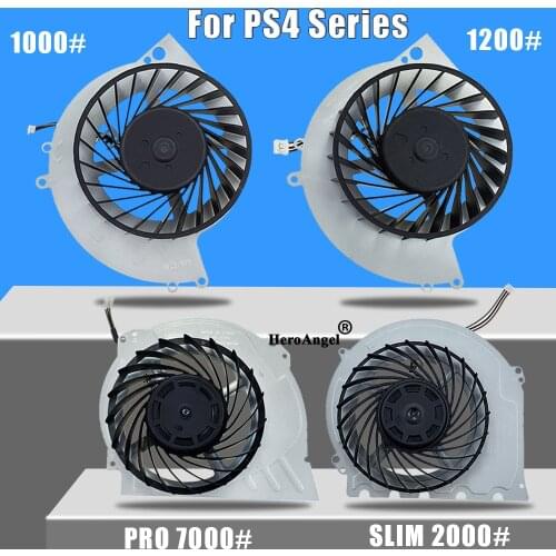 Console Cooler Fan For Ps4 Pro 7000 For PS4 Slim 2000 For PS4 1200 1000 1100 Console Cpu Cooling Fan Internal Repair Parts