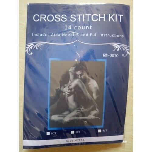 RW-0010 14CT Top Quality Lovely Counted Cross Stitch Kit romantic dimensions Cross stitch sets . embroidery kits