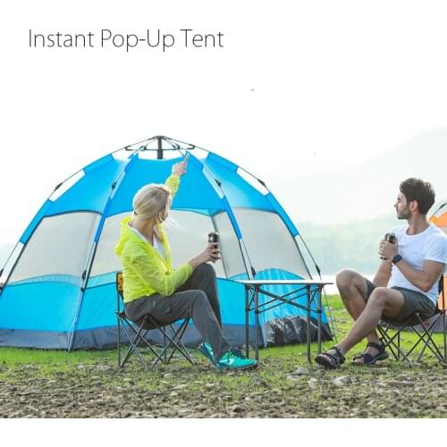 Outdoor Automatic Quick-opening Camping Fishing Picnic Tent 5-8 People Large Lightweight Rainproof Double-Layer Equipment Gear