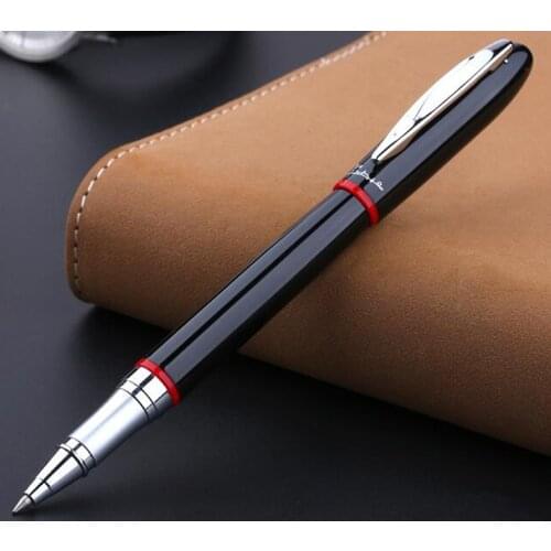 Picasso 907 Black And Silver Yellow/Red Ring International Standard RollerBall Pen Writing Pen students teacher gifts