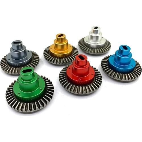 Durable Aluminum Connect Box w/ Gear 38T 180009 Gear for HSP 1/10 94180 RC Crawler Car Upgrade Parts Accessories