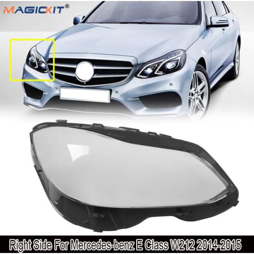 MagicKit Right Clear Headlight Headlamp Lens Cover Shell For Mercedes Benz W212 14-15