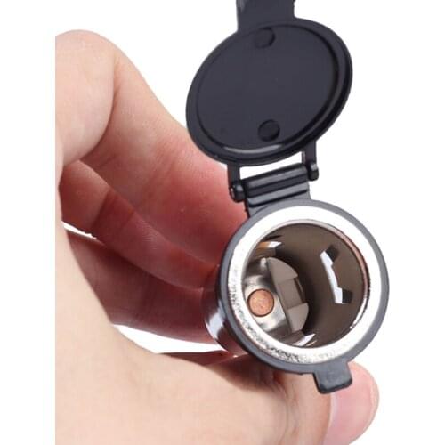 12/24V 120W Automobiles Cigarette Lighter Socket Universal Car Boat Tractor Cigarette Lighter Power Socket Outlet Plug