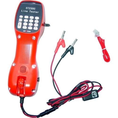 ST230C Telephone Line Fault Tester Lineman Tester Butt Set