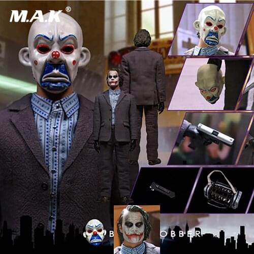 In Stock DAFTOYS 1/6 F02 Bat Bank Robber Clown The Joker Clothes & Weapon Accessories
