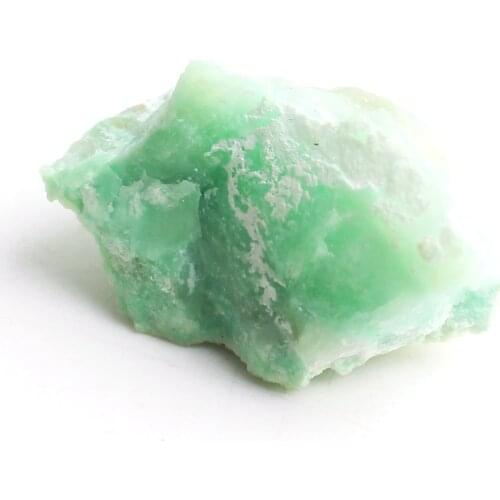 1PC Natural Green Moonstone Rockstone Minerals Specimen Irregular Shape Roughstone Healing Home Decor