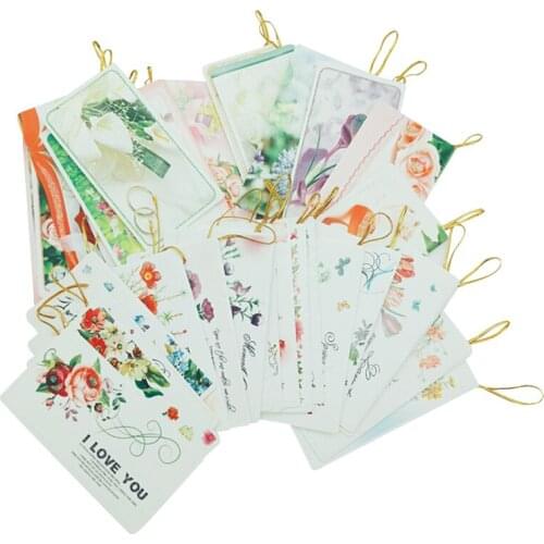 10pcs/lot Sweet Romantic flower series Small Cards Fashion Cute Birthday Card Greeting Gift Card Christmas Card 10.7X5.7CM