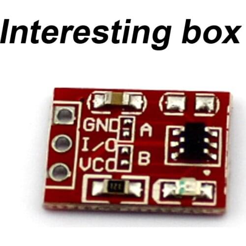 15X11 single-channel touch module Jog capacitive touch sensor module Self-welding adjustable module