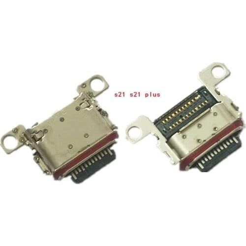 20PCS For Samsung Galaxy S21 / S21 Plus / S21 Ultra USB Charging Port Dock Plug Charger Connector Socket Repair Parts