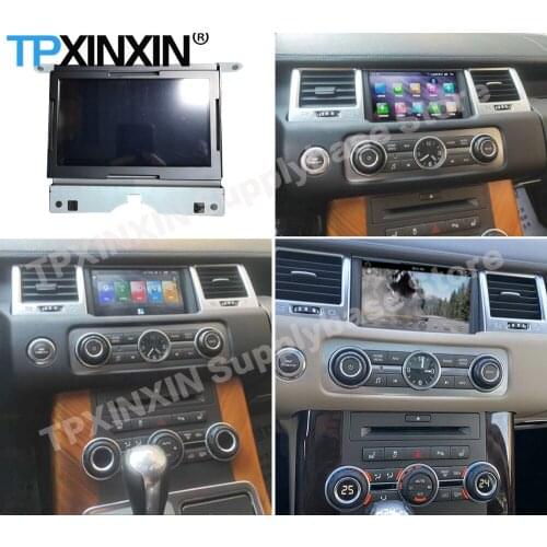 Carplay Android 10 Radio Receiver For Land Rover Range Rover Sport Edition 2010 2011 2012 2013 GPS Navigation BT Video Head Unit