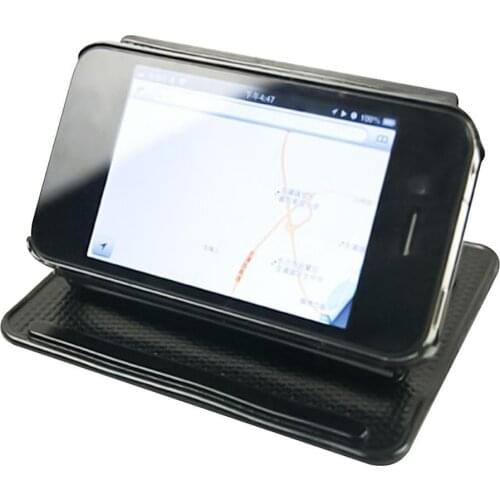 360 Degree Rotation Car Silicone Anti-Slip Mobile Phone Holder Stand Bracket Car Interior Accessories Universal Phone Holder