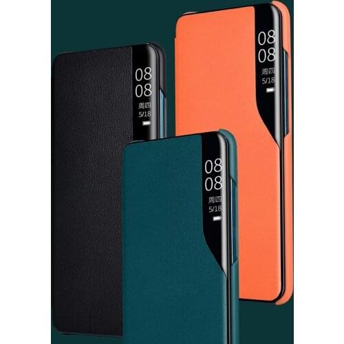 Original Magnetic Smart View Window Flip PU Leather Case cover for OPPO Reno 2 2F 2Z A5 A9 2020 Magnetic Wake UP Sleep